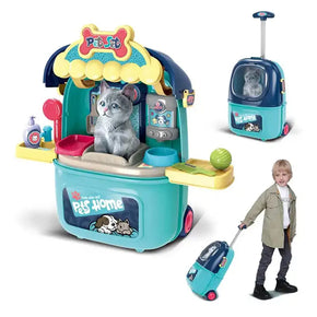 Pet Cat Pretend Play Set - Interactive Learning for Boys of All Ages/008-987a-2