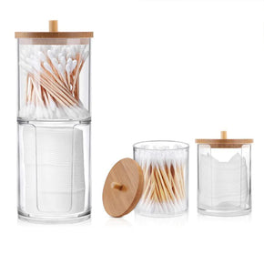 Round Cotton Swabs Holder 2 Pcs/JR23-17