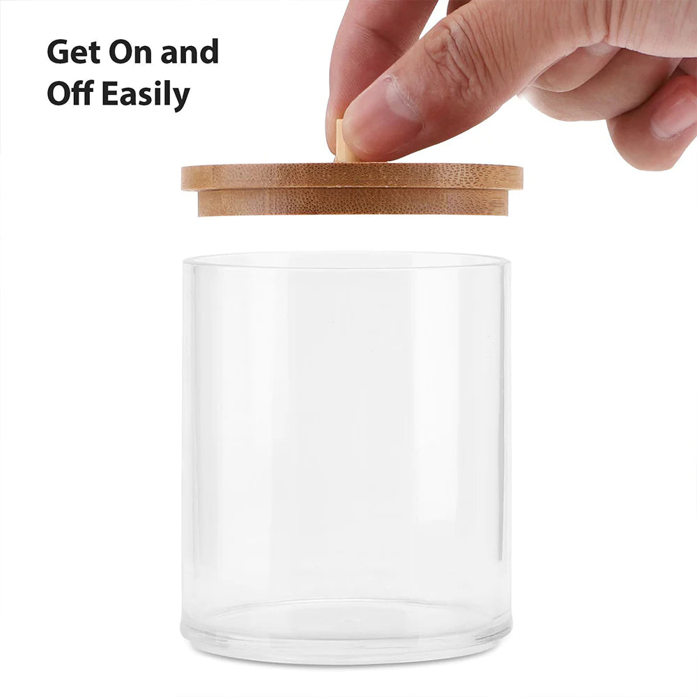 Round Cotton Swabs Holder 2 Pcs/JR23-17