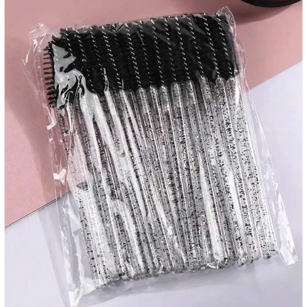 Eyelash Brush Crystal Mascara Wands 50 Pcs/kq004