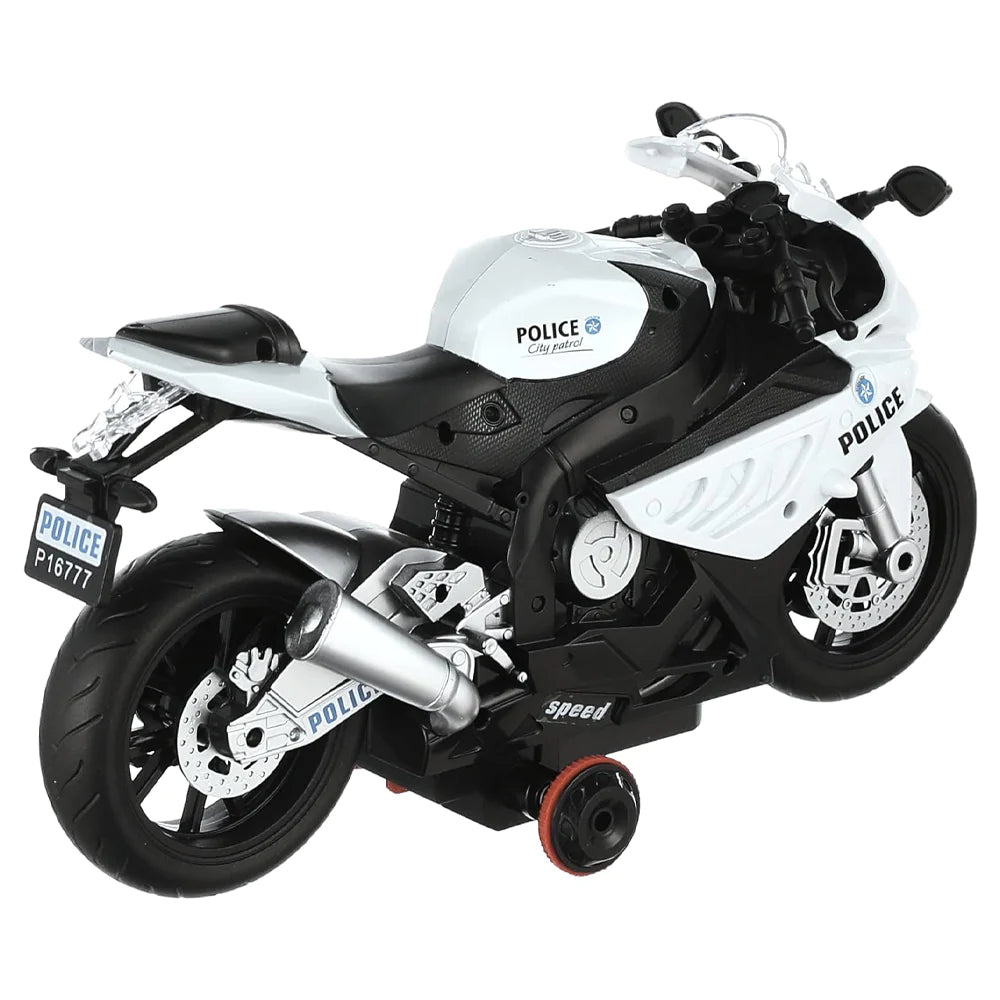Remote Control Police Motorcycle - Rechargeable