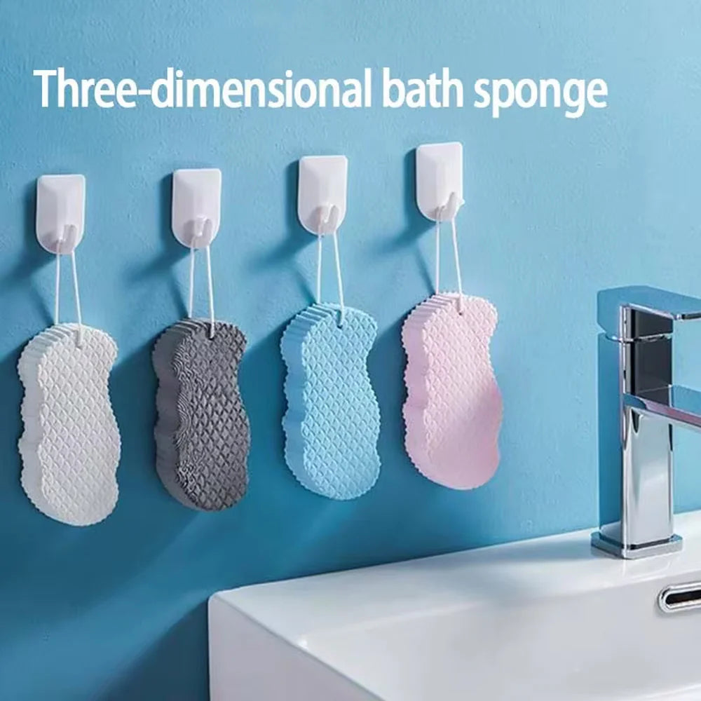 White Ultra Soft Bath Body Shower Sponge/kq377