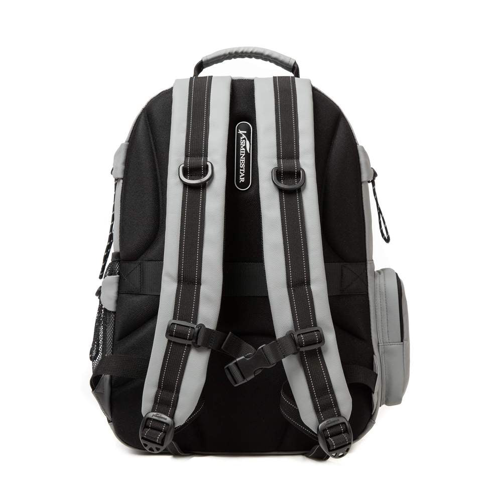 Grey Backpack With Lunch Box & Pencil Bag Set Of 3 Pcs/17002-3