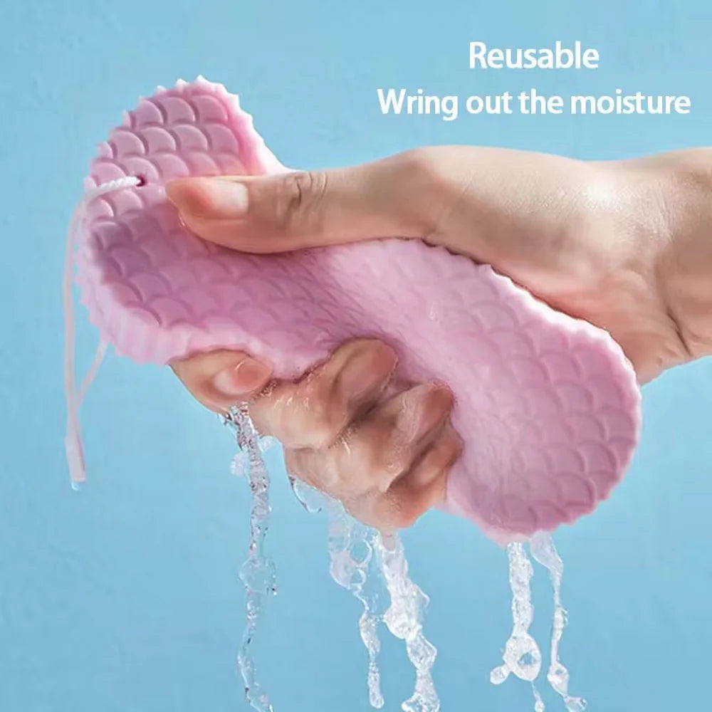 White Ultra Soft Bath Body Shower Sponge/kq377