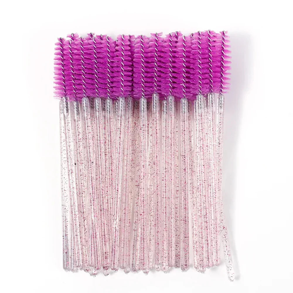 Eyelash Brush Crystal Mascara Wands 50 Pcs/kq004