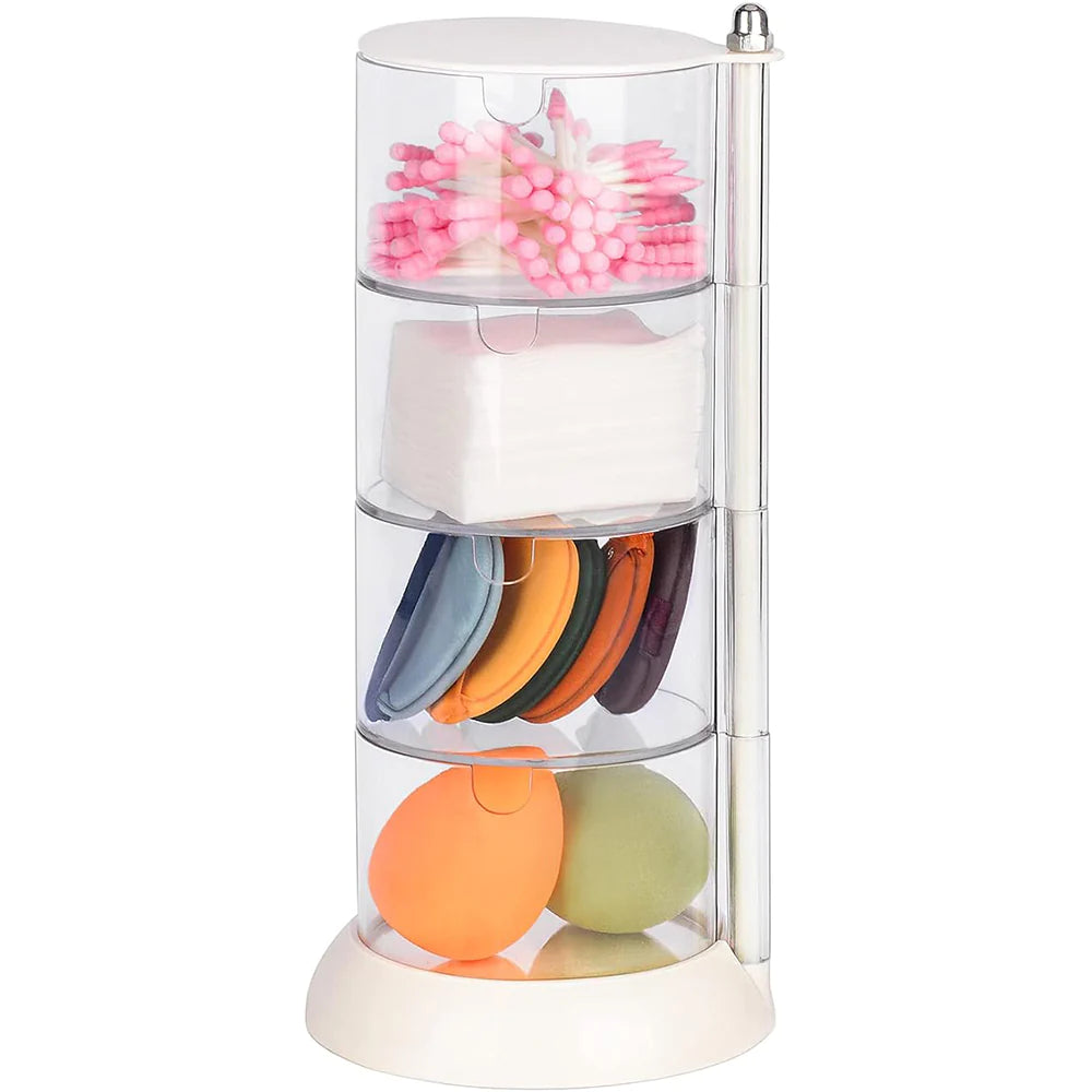 360° Rotatable Acrylic Jewelry Accessory Organizer 4 Layers/kr-035