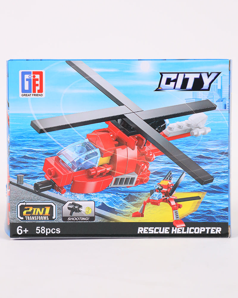 blocks city 2in1 58pcs/123-561
