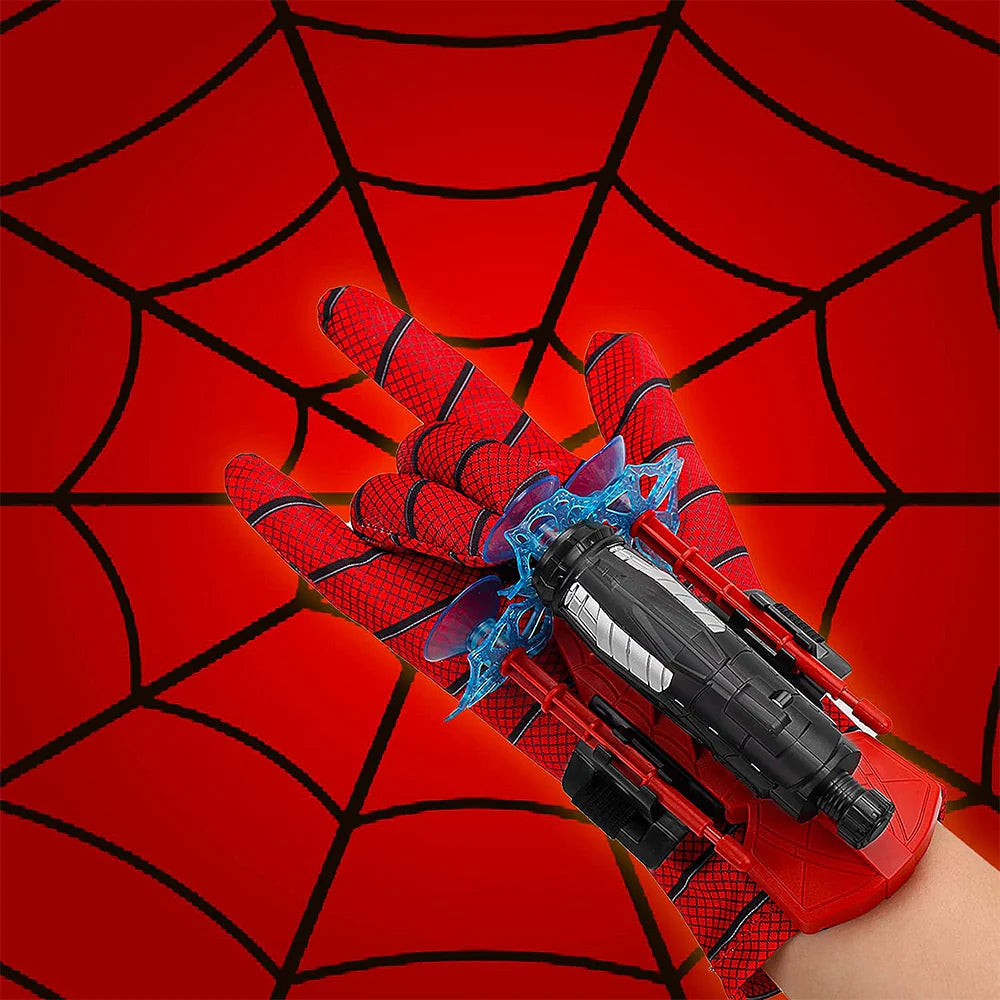 Spiderman Wrist Launcher Safe Soft Bullet Gun Toy Spider Man Web Shooter Children Cosplay Props Toys Gift/7080a