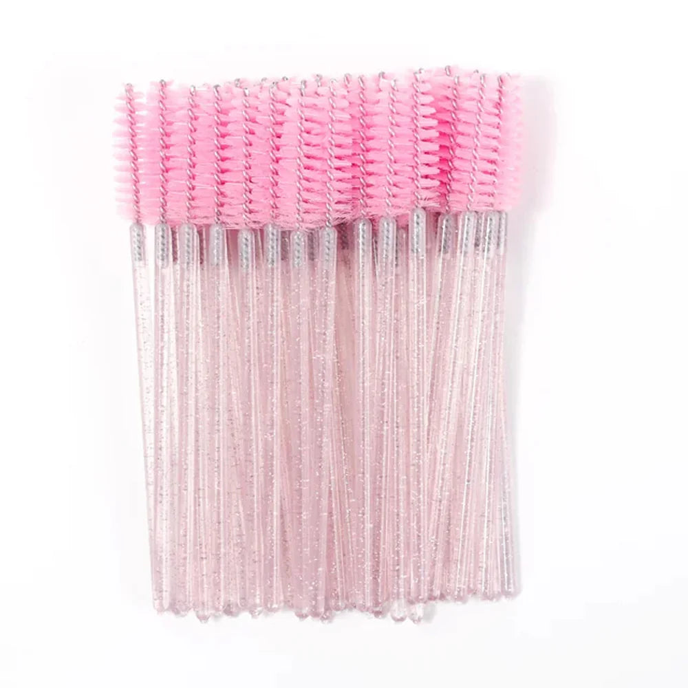 Eyelash Brush Crystal Mascara Wands 50 Pcs/kq004
