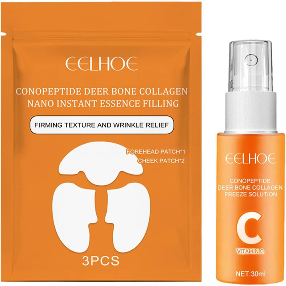 Conopeptide Deer Bone Forehead Lift Essence Filling Patches Set/kq123
