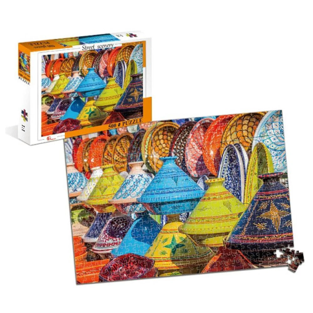 Street Scenery 500 PCS Puzzle/88188/89/90