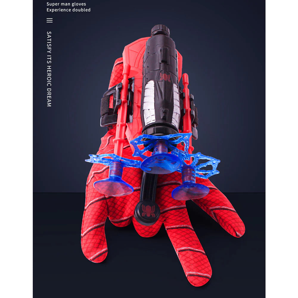 Spiderman Wrist Launcher Safe Soft Bullet Gun Toy Spider Man Web Shooter Children Cosplay Props Toys Gift/7080a