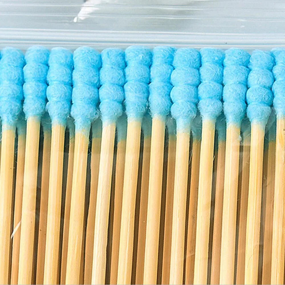 100Pcs Double Head Disposable Makeup Cotton Swab/kq044