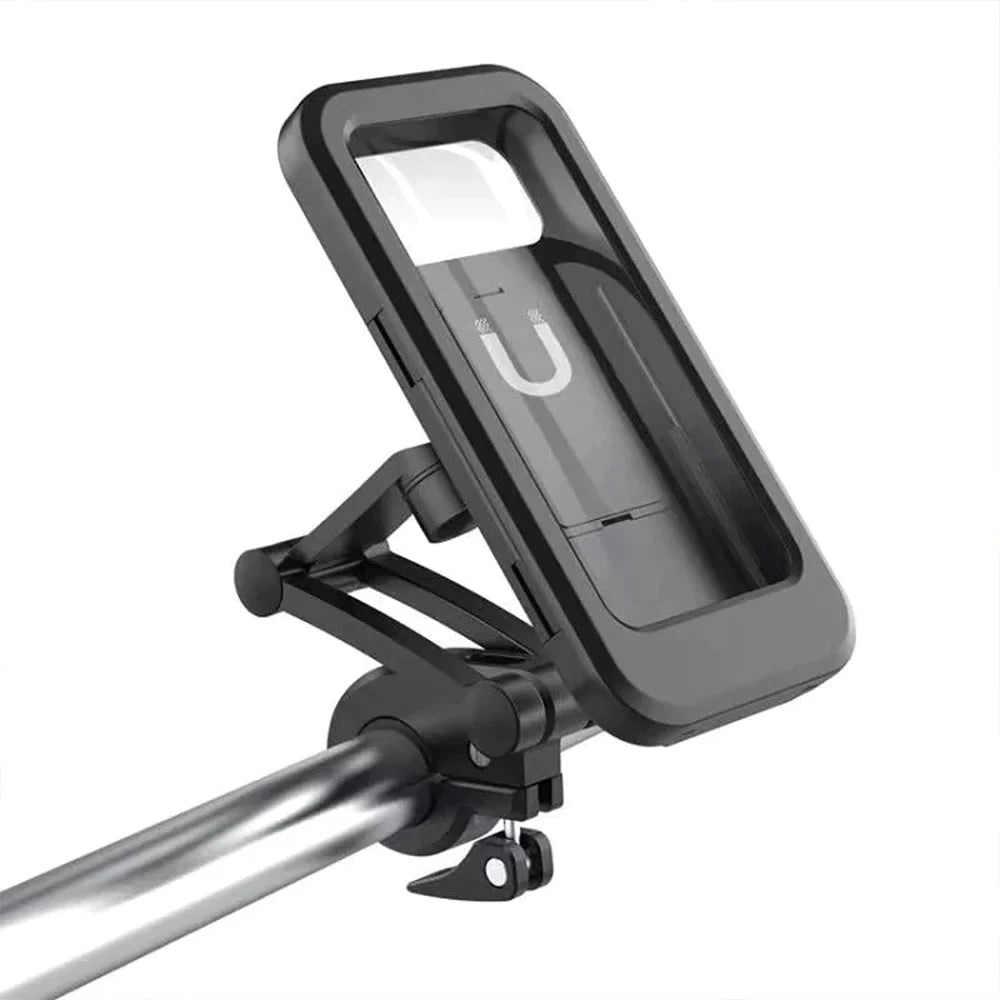 360 All Inclusive Waterproof Case Bicycle Phone Holder Adjustable Bike Handlebar Metal Case Cover Holder/kr-041