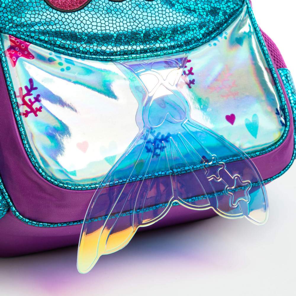 Eazy Kids-17inch School Bag Lunch Bag Pencil Case Set Of 3 Mermaid Sea - Green / 11505-3