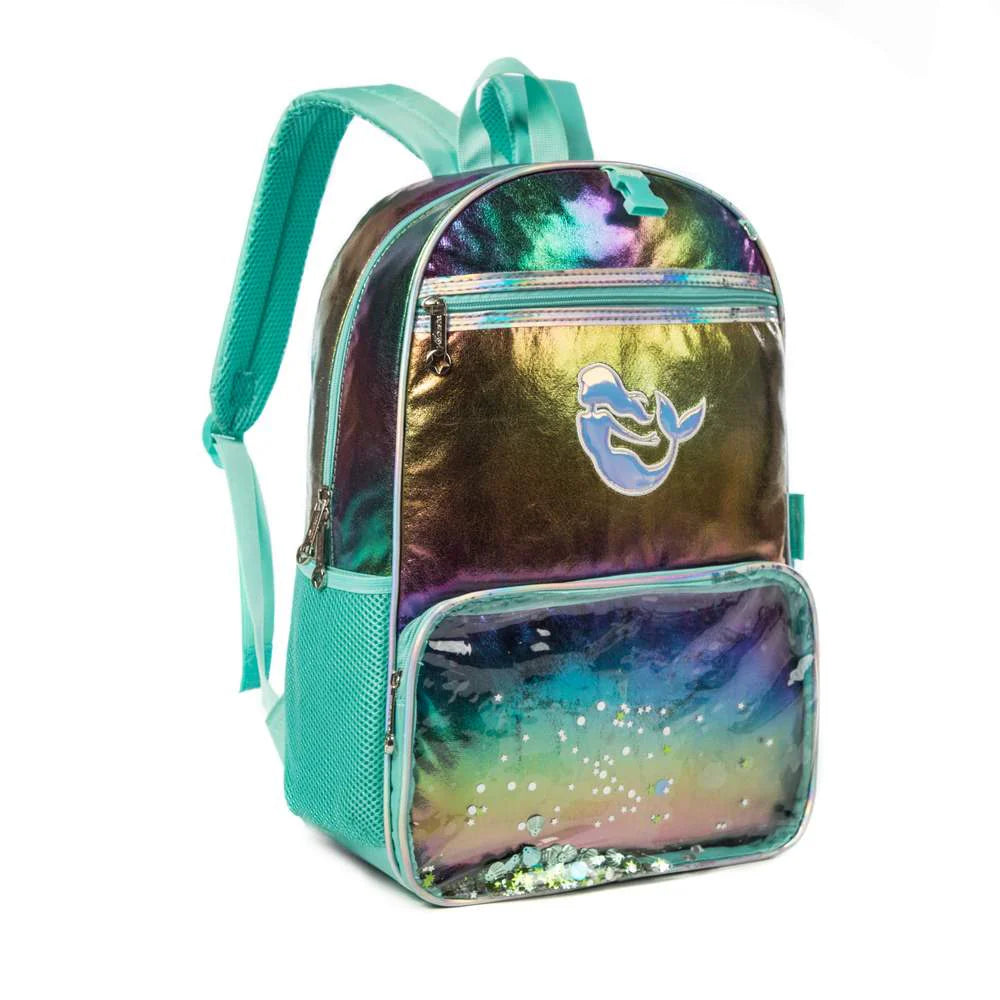 Mermaid Shell School Bag Lunch Bag & Pencil Case Set Of 3 Pcs/22046-3
