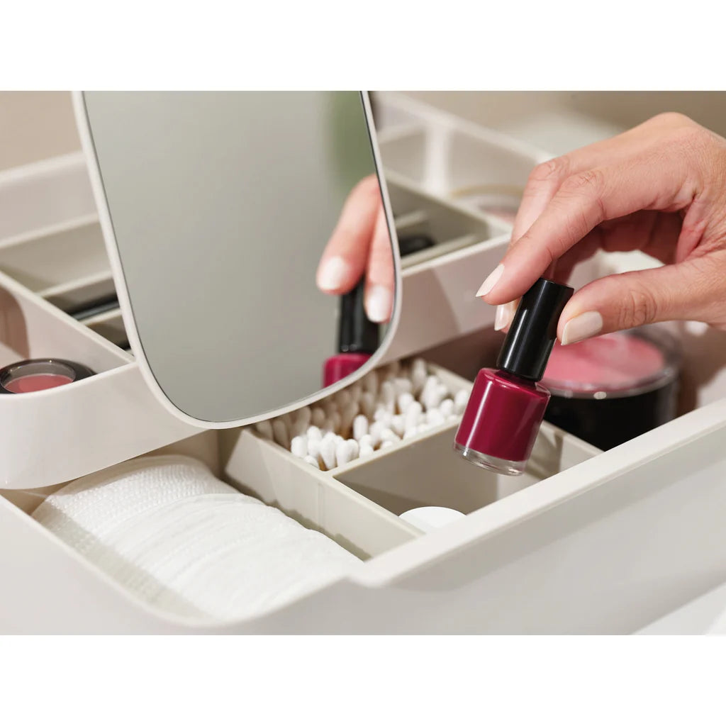 Viva Large Makeup Cosmetic Organizer With Removable Mirror/kr-119