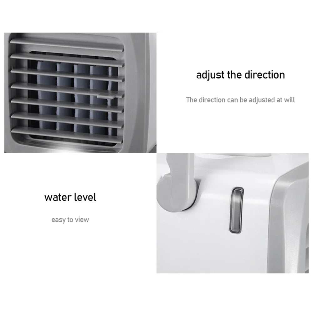 Portable Air Conditioner USB Desk Mini Fan Air Cooler Multifunctional Appliances For Humidifier Purifier Household/kc23-20
