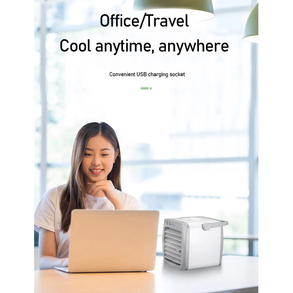 Portable Air Conditioner USB Desk Mini Fan Air Cooler Multifunctional Appliances For Humidifier Purifier Household/kc23-20
