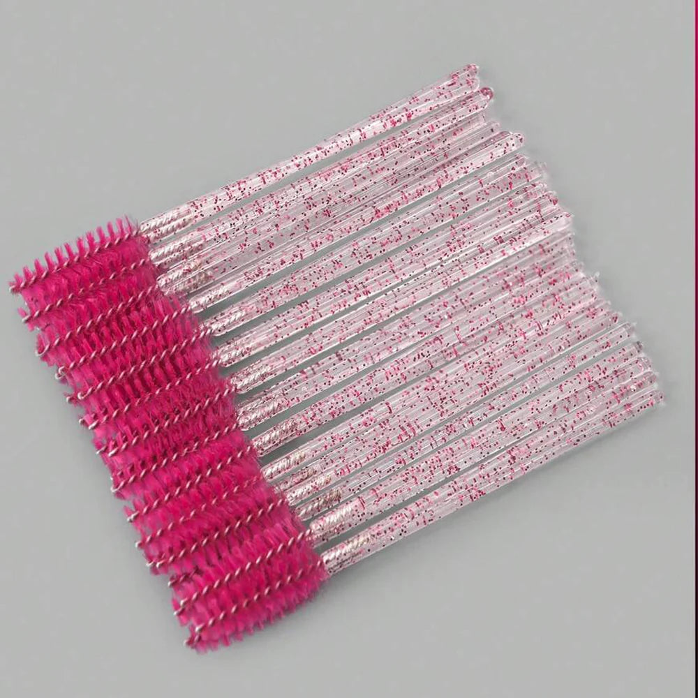 Eyelash Brush Crystal Mascara Wands 50 Pcs/kq004