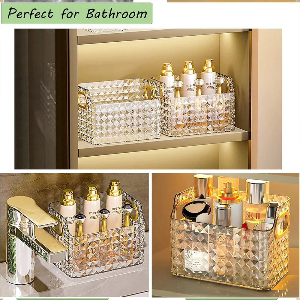 Makeup Organizer With 2 Brush Holder Cosmetic Brushes Storage/kr-1179