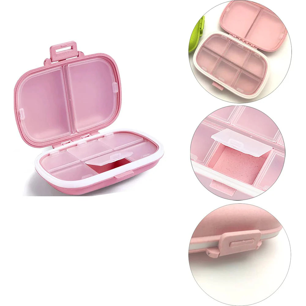 8 Compartments Travel Pill Organizer/kr-1164