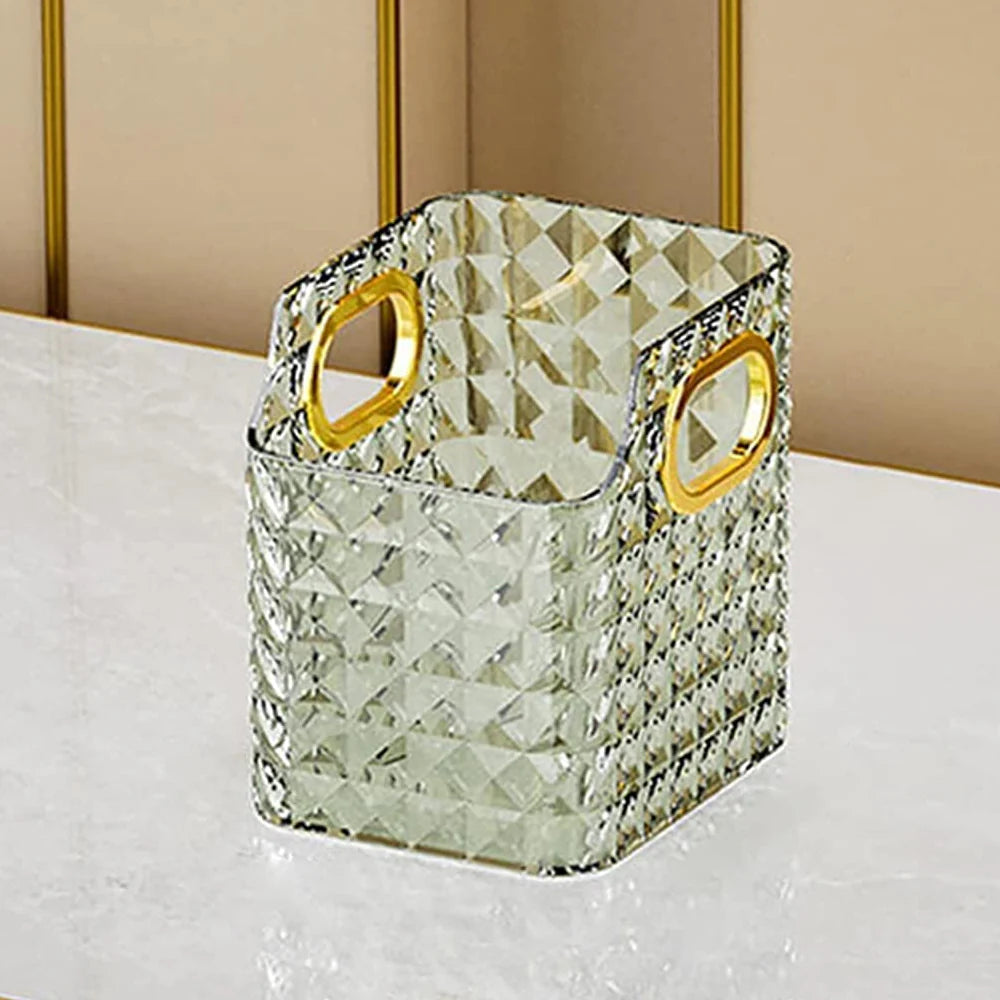 Luxury Diamond Pattern Makeup Organizer/kr-1178