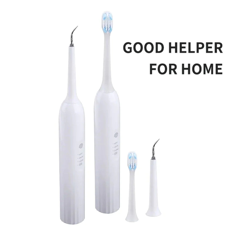 Electric Teeth Cleaner 2 In 1 Electric Teeth With Toothbrush Head/kn-273