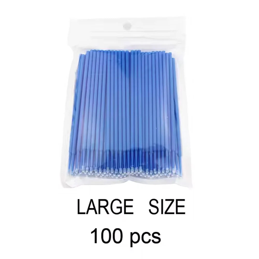 100 Pcs Disposable Micro Applicators Brush For Makeup And Personal Care Cosmetic Micro Brush/kq018