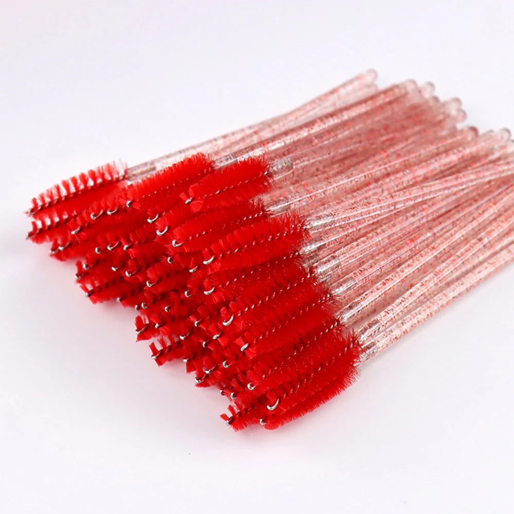 Eyelash Brush Crystal Mascara Wands 50 Pcs/kq004