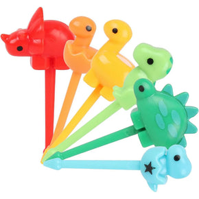 Mini Forks Animal Food Picks for Kids 6 pcs/kr-1163
