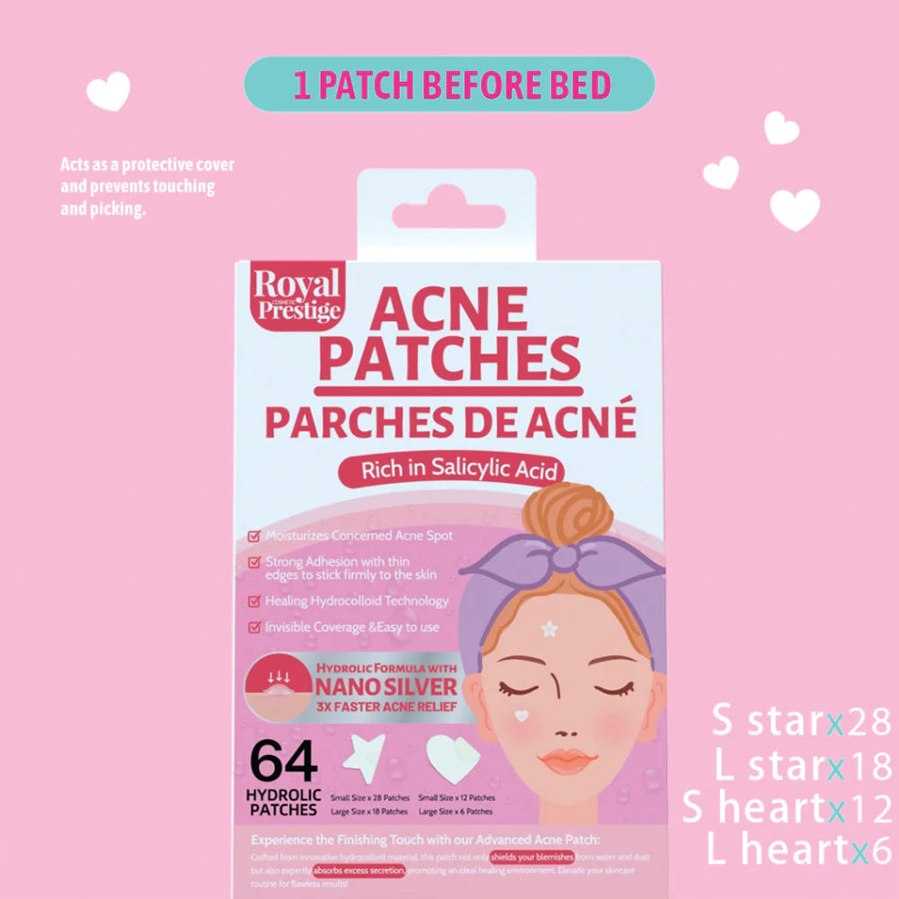 Transparent Star & Heart Shaped Acne Absorbing Cover Patch/kq149