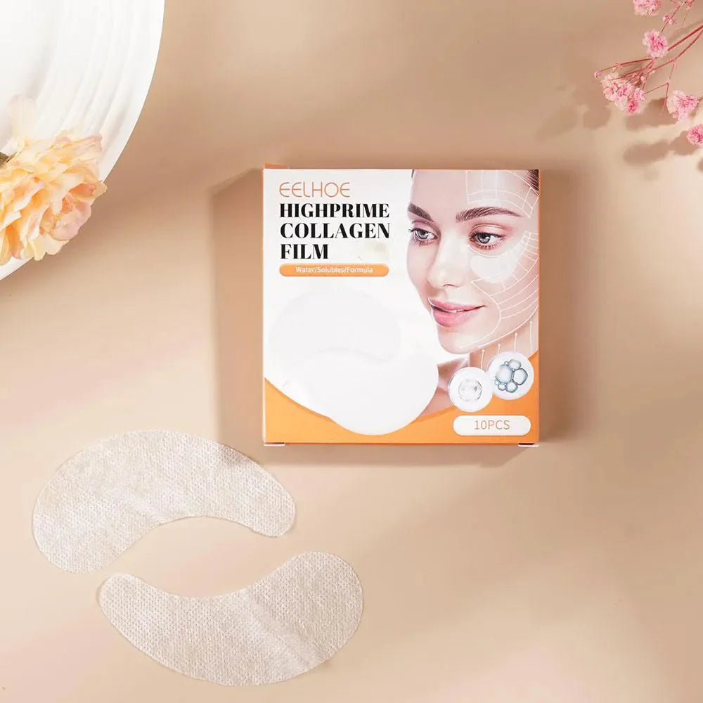 Collagen Soluble Patches Film Anti Aging Eye Mask 10 Pcs/kq118