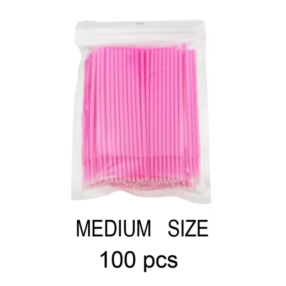 100 Pcs Disposable Micro Applicators Brush For Makeup And Personal Care Cosmetic Micro Brush/kq018