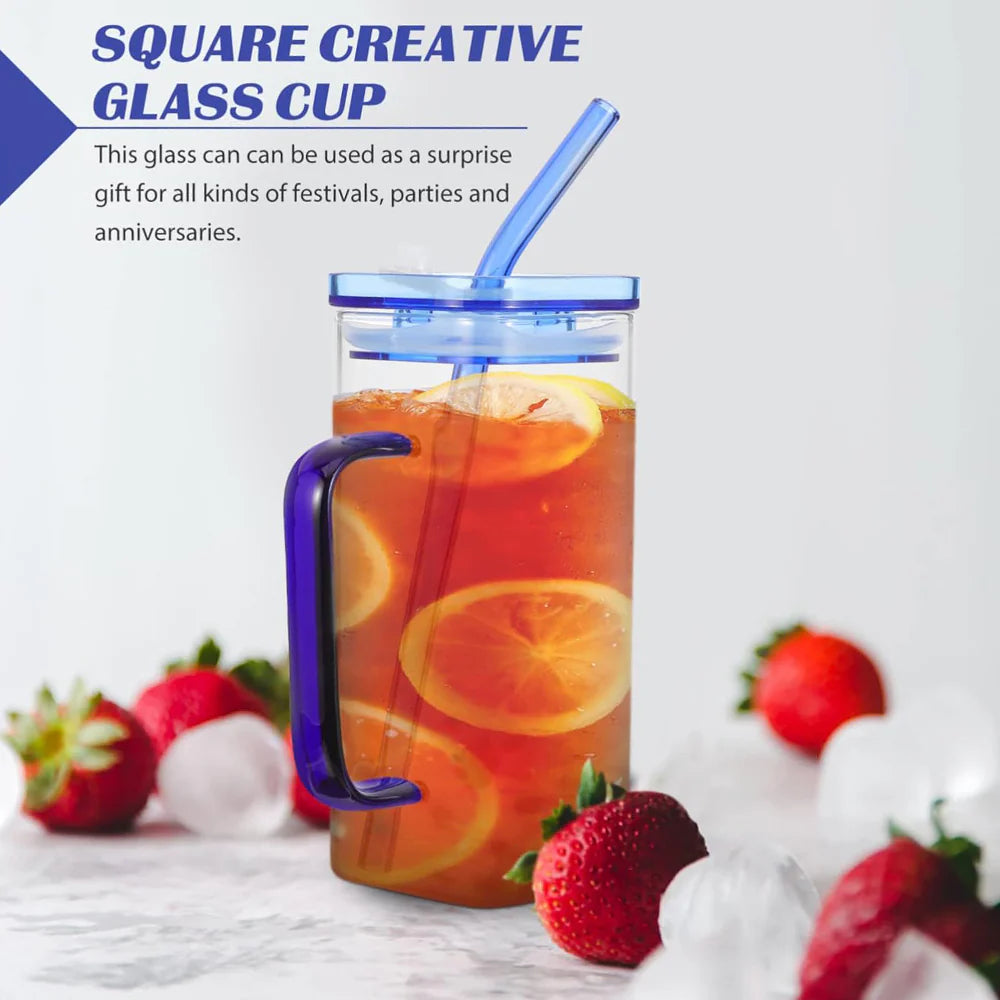 Glass Cup With Lid/kq341-1
