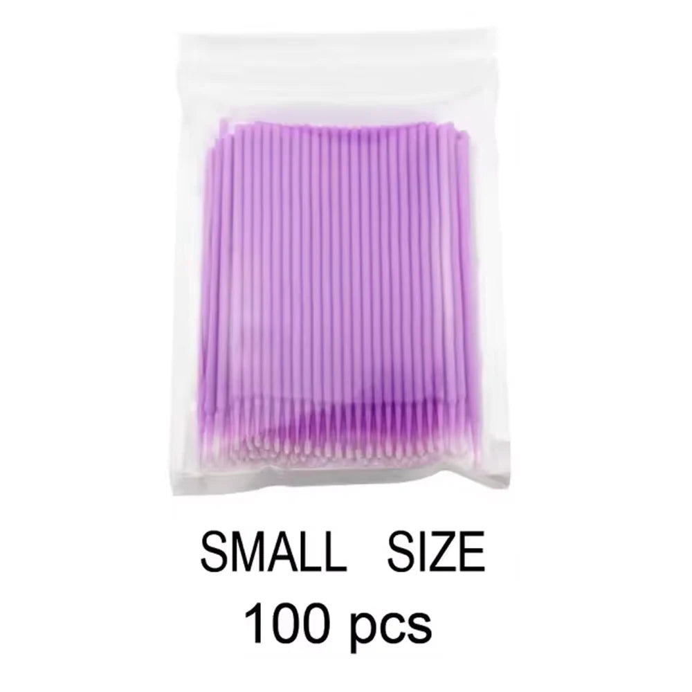 100 Pcs Disposable Micro Applicators Brush For Makeup And Personal Care Cosmetic Micro Brush/kq018