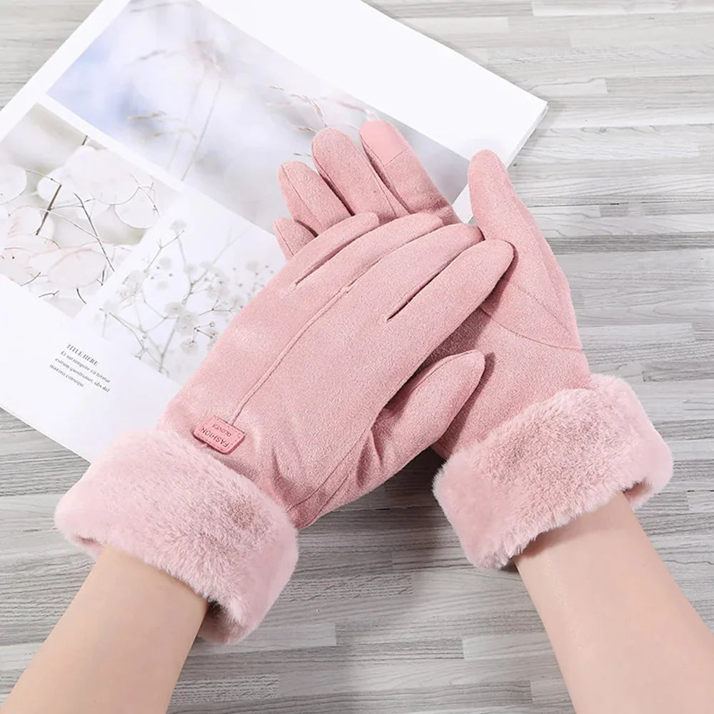 Women's Warm Winter Gloves - Stylish And Windproof/kn-620
