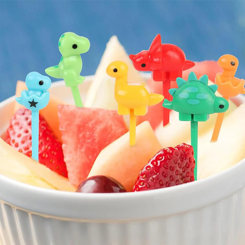 Mini Forks Animal Food Picks for Kids 6 pcs/kr-1163