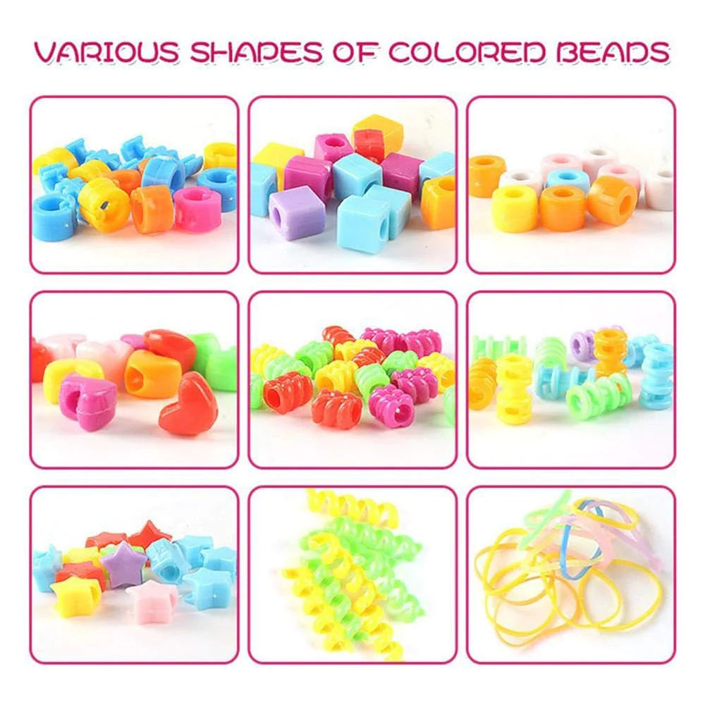 DIY Rope Bracelets Set With 9 Unique Colored Bed Shapes / 801