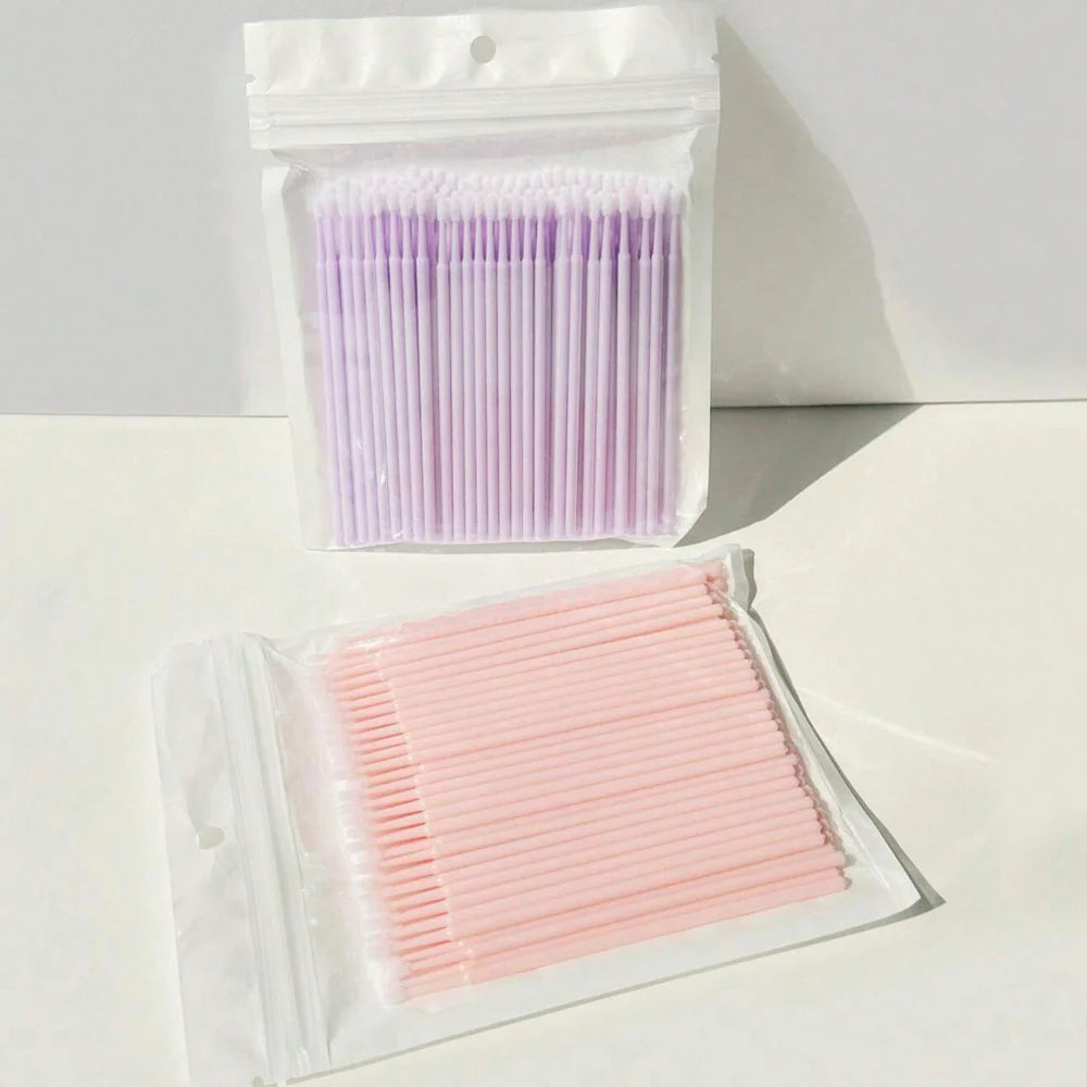100 Pcs Disposable Micro Applicators Brush For Makeup And Personal Care Cosmetic Micro Brush/kq018