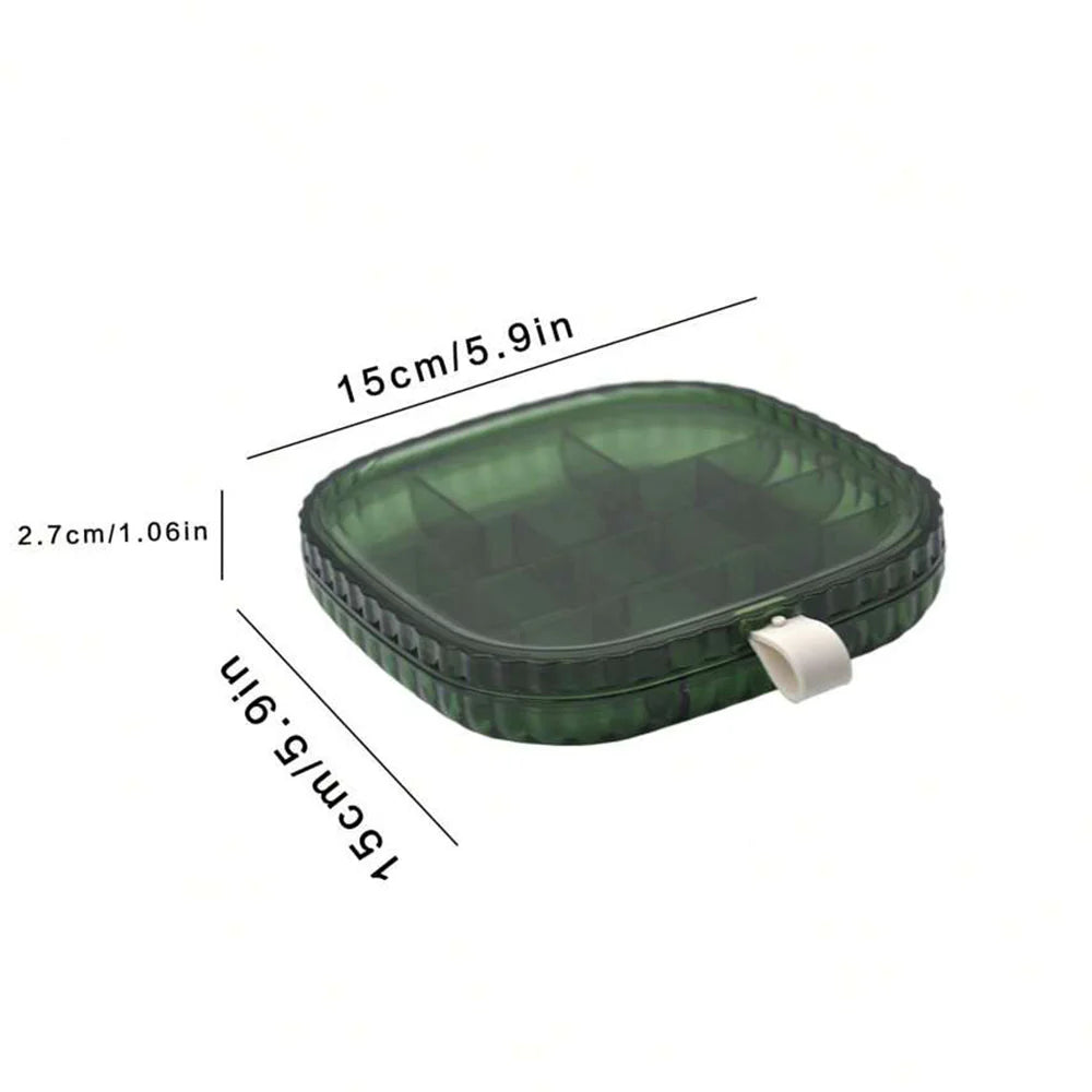 Acrylic Jewelry Organizer Storage Box Display Case Travel Earring 1 Layer / kq717