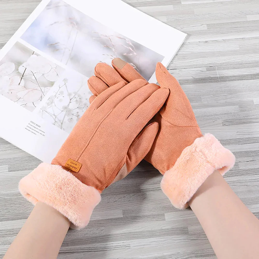 Women's Warm Winter Gloves - Stylish And Windproof/kn-620