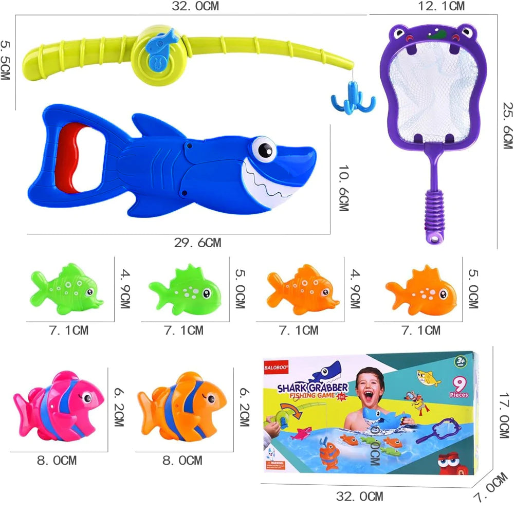 Summer Shark Grabber And Fish Catching Pool Fishing Game/878-10