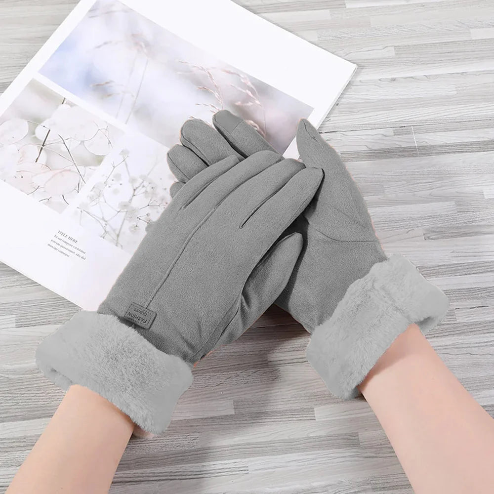 Women's Warm Winter Gloves - Stylish And Windproof/kn-620