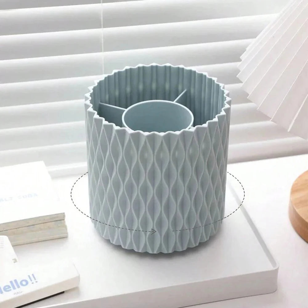 Makeup Brush Holder Organizer Rotatable Cosmetics Brushes Storage/kq708