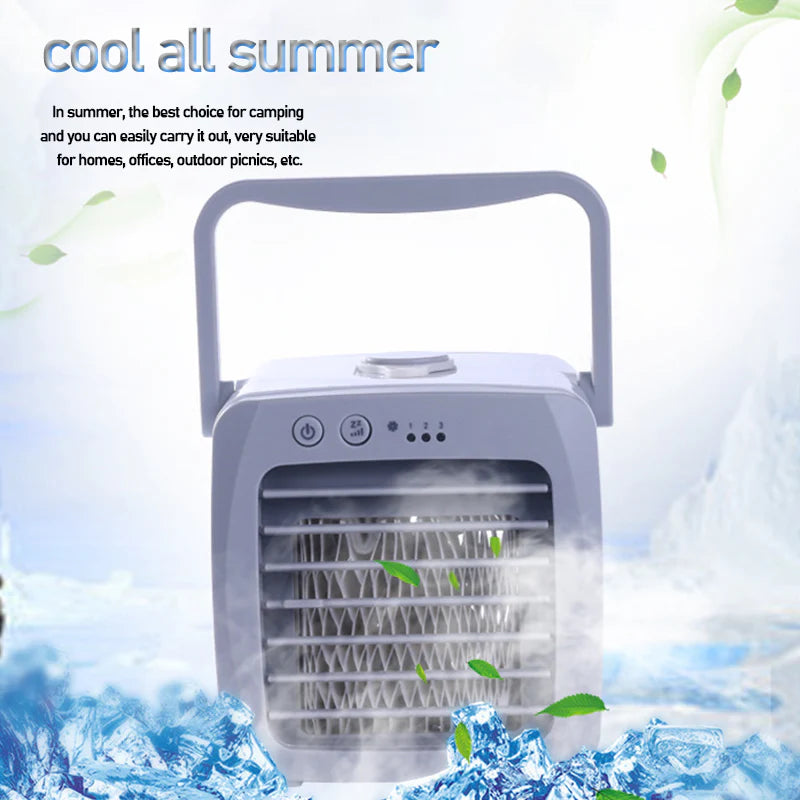 Portable Air Conditioner USB Desk Mini Fan Air Cooler Multifunctional Appliances For Humidifier Purifier Household/kc23-20