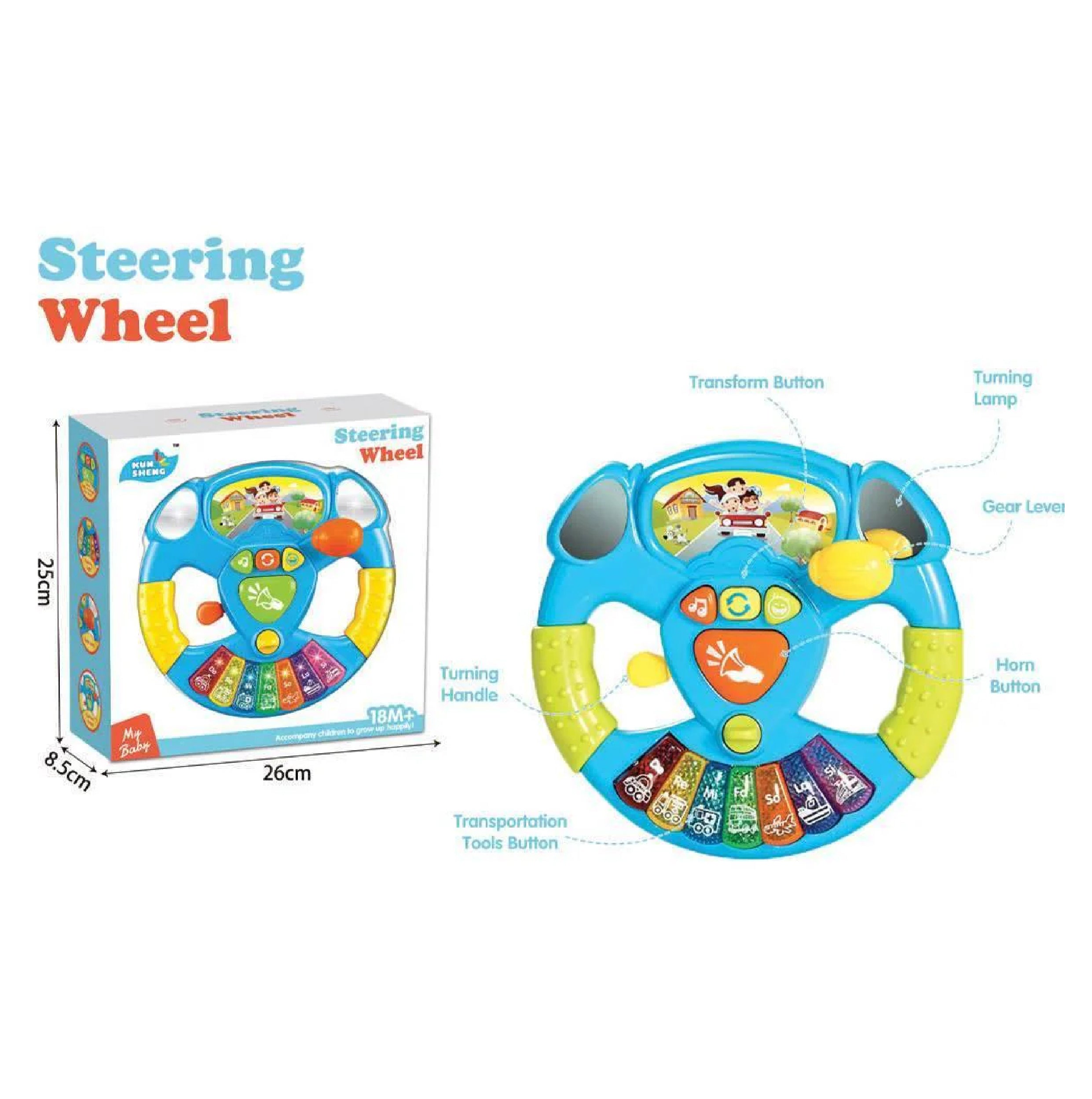 Steering Wheel With Light And Sound/868