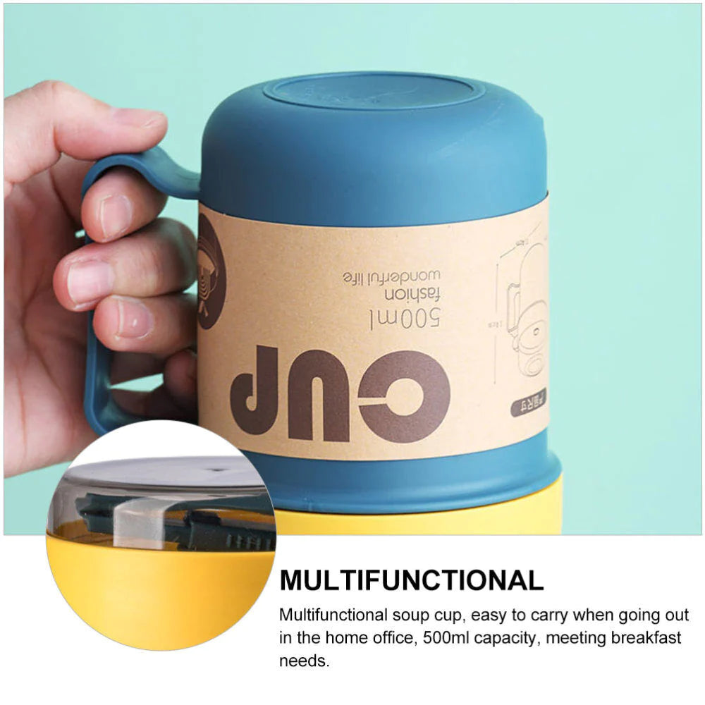 Breakfast Stainless Steel Cup Soup Container Yogurt Mug Snack Cup/ 23FK036