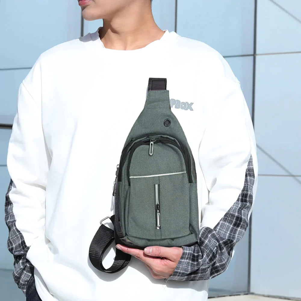 Men Single Shoulder Crossbody/kn-545