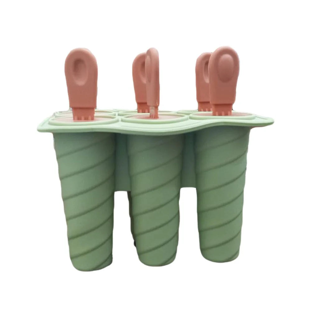 Silicone Ice Cream Popsicle Molds Silicone 6 Pieces/kq524